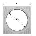 [SKX9752] HAYWARD COFIES Cadre skimmer & régulateur de niveau non siglé.webp