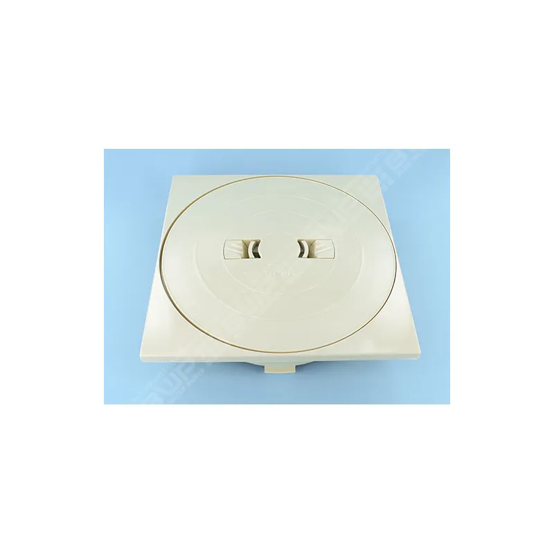 [05280-0700CL090] ASTRAL Couvercle rond avec cadre carré de skimmer Prestige 17,5L - SABLE
