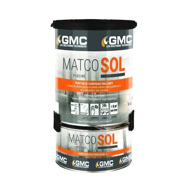 Peinture MATCOSOL 8m² - BLEU CIEL