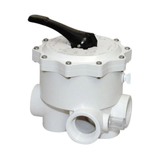 [131040] PERAQUA PRAHER Vanne side multivoies SM20-AO 2" blanche - 100% à visser - avec bouchons (sans liaisons)