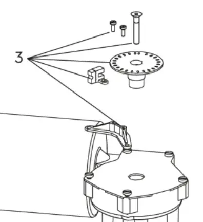 [32270161] Capteur optique complet pour Aquamat 3001 