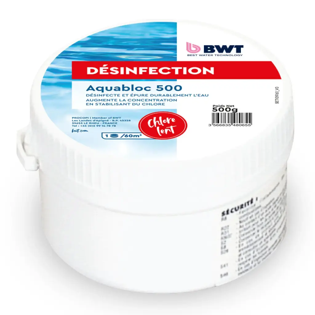 [9023101] Pastiglie da 500 Gr di tricloro Aquabloc 500