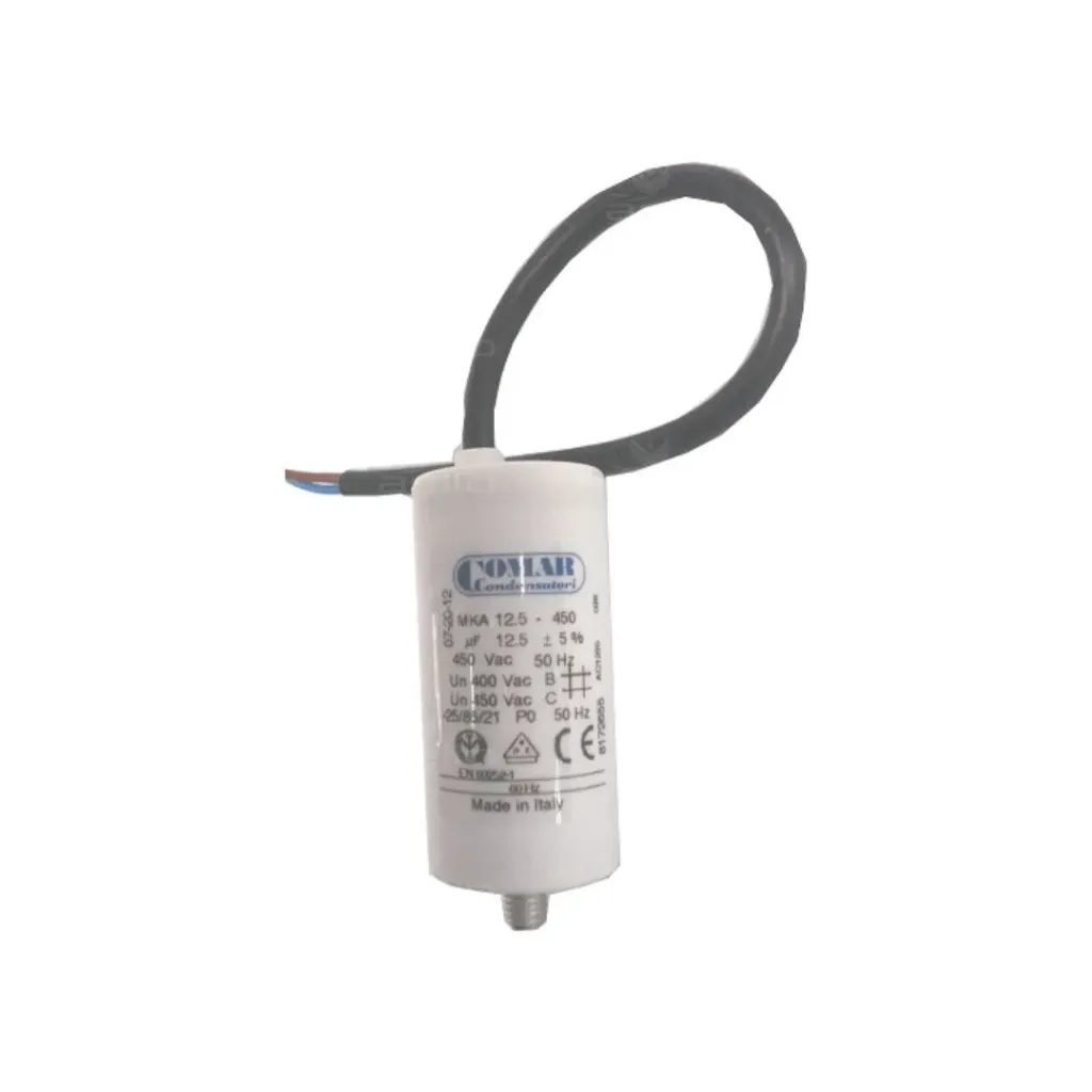[9510700207] Condensateur Mka 35 µf 450v diamètre 45 longueur 94 avec câble 250mm Long