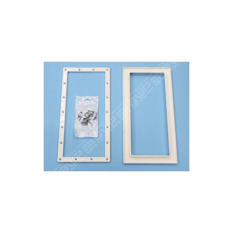 ASTRAL Bride avec enjoliveur et vis Parker 5,5x25 mm de skimmer Easyline - BLANC