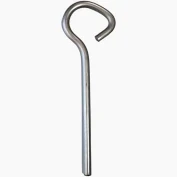 Piton crosse inox diam 6 hauteur 6 cm