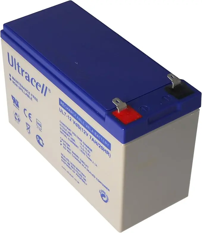 [C1500140] ULTRACELL Batterie 12volts 7.2 Ah a cosses