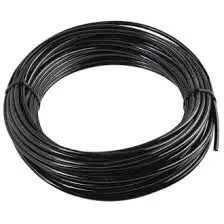[TUB027] REGUL'ELECTRONIQUE Tube 4/6 souple noir pour bulleur en rouleau de 50 mètres