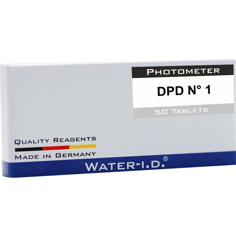 [76964] PoolLab DPD No 1 Photometre Reactif  Chlore Brome (Pack de 50)