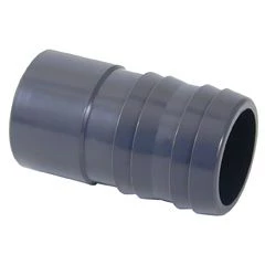 [02207] PVC embout cannelé à coller PVC diamètre50 cannelé D38