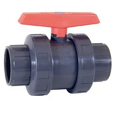 [02502] PVC Vanne à boisseau PVC-U à coller PN10 Ø 50mm