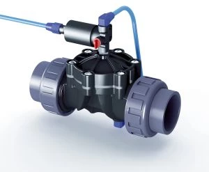 Vannes automatiques de sécurité connexion raccord 3 pièces à coller Ø 50 mm
