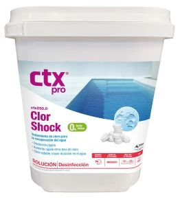 [125005F] CTX-250.0 ClorShock pastilles 30g seau de 5 kgs