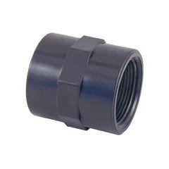 PVC Manchon PVC-U double filetage femelle taraudé 1"1/2
