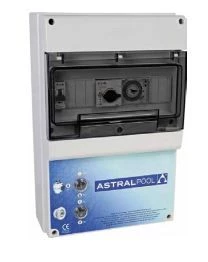 ASTRAL COFFRET ELECTRIQUE Luxe pour pompe de filtration, transformateur 300 Watts (pompe 4 à 6 Ampères)