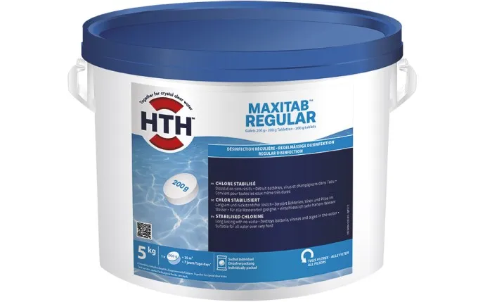 [AWC-500-0043] HTH Maxitab regular galets 200G