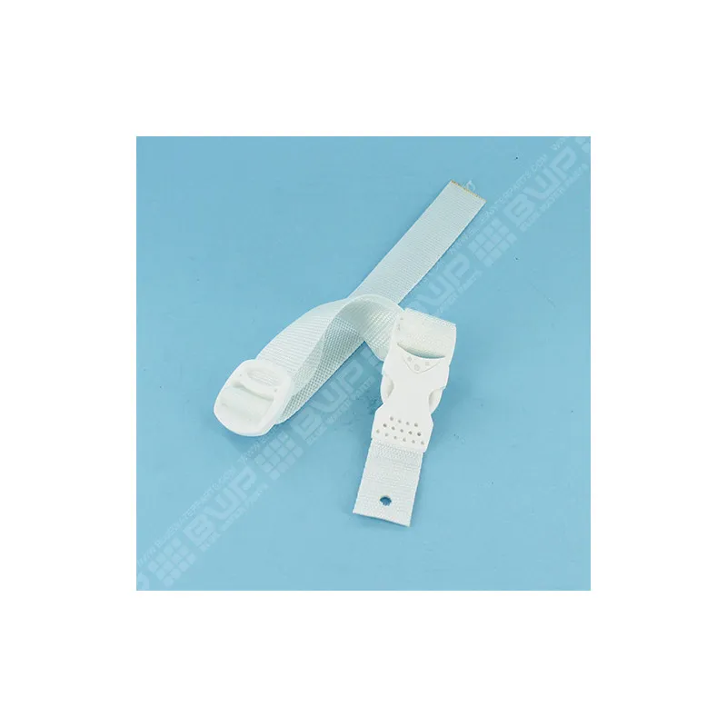 [907509] ECA Boucle + sangle de sécurité plastique BLANC