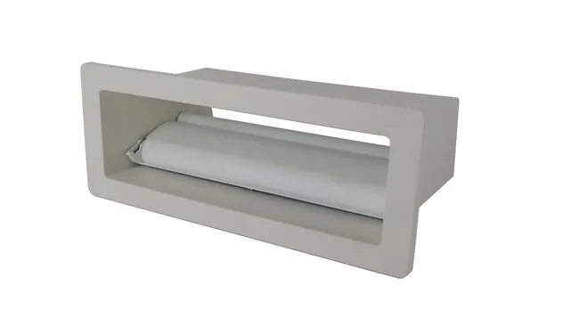 [74839CL129] ASTRAL Bouche standard UNIK en ABS gris clair