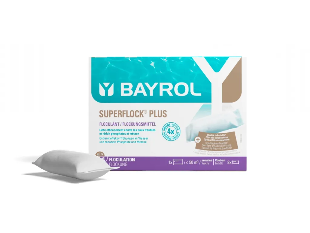 BAYROL Floculant Superflock Plus® en cartouches - 1 Kg