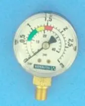 ASTRAL Manomètre radial 1/8" avec joint - 3 bars remplace la référence 4404080203 9515104113